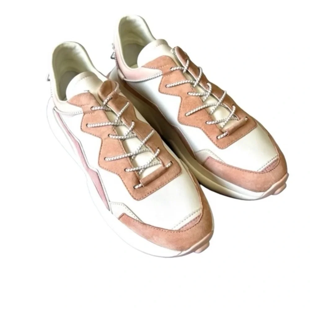 Stuart Weitzman Women’s SZ 8.5 SW 1 Sneaker Cream/Poudre